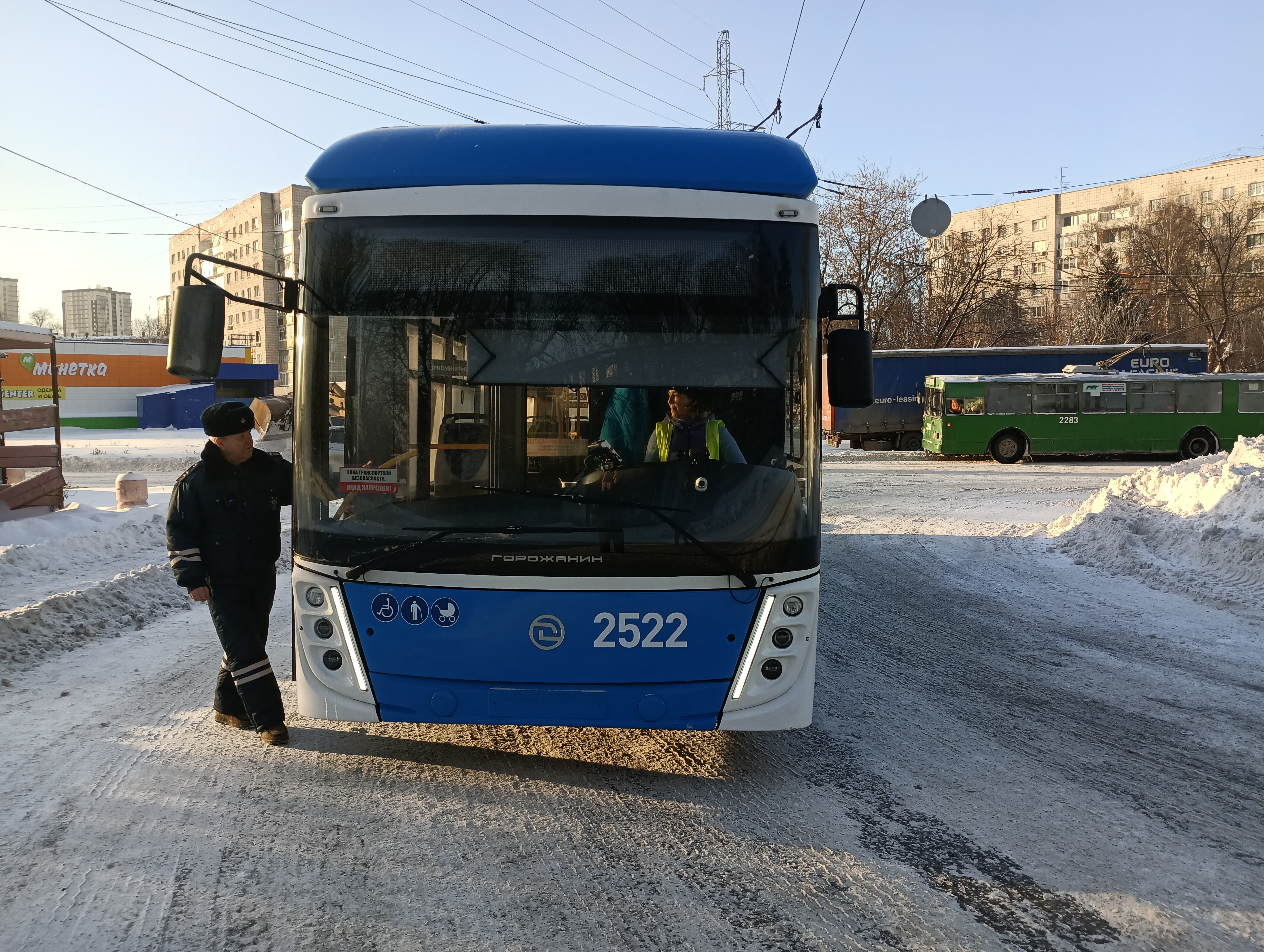 Проведен рейд на троллейбусах г. Новосибирска